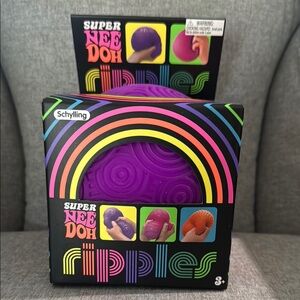 Super Nee Doh Ripples Sensory Squish Toy - Purple